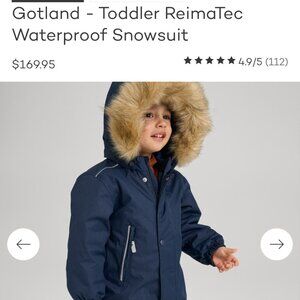 Reima Waterproof Reimatec Snowsuit Gotland suS 92 (2 to 3T)
